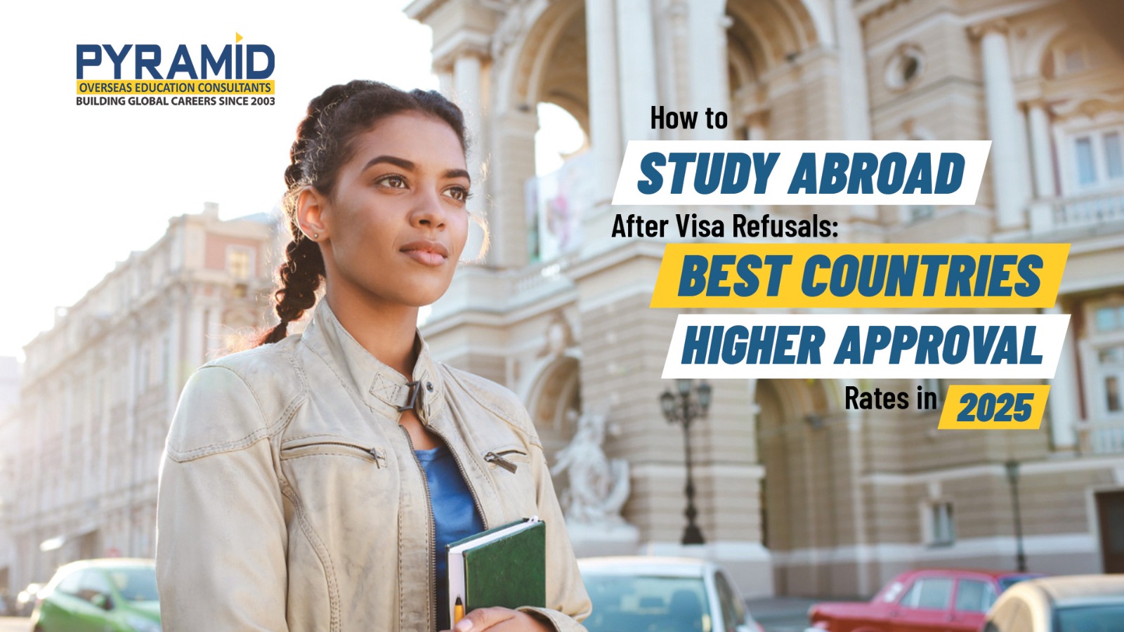 How to Study Abroad After Visa Refusals:  Best Countries with Higher Approval Rates in 2025